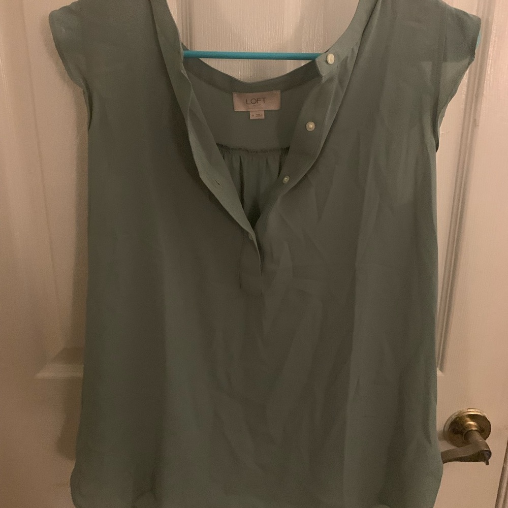 Loft button blouse